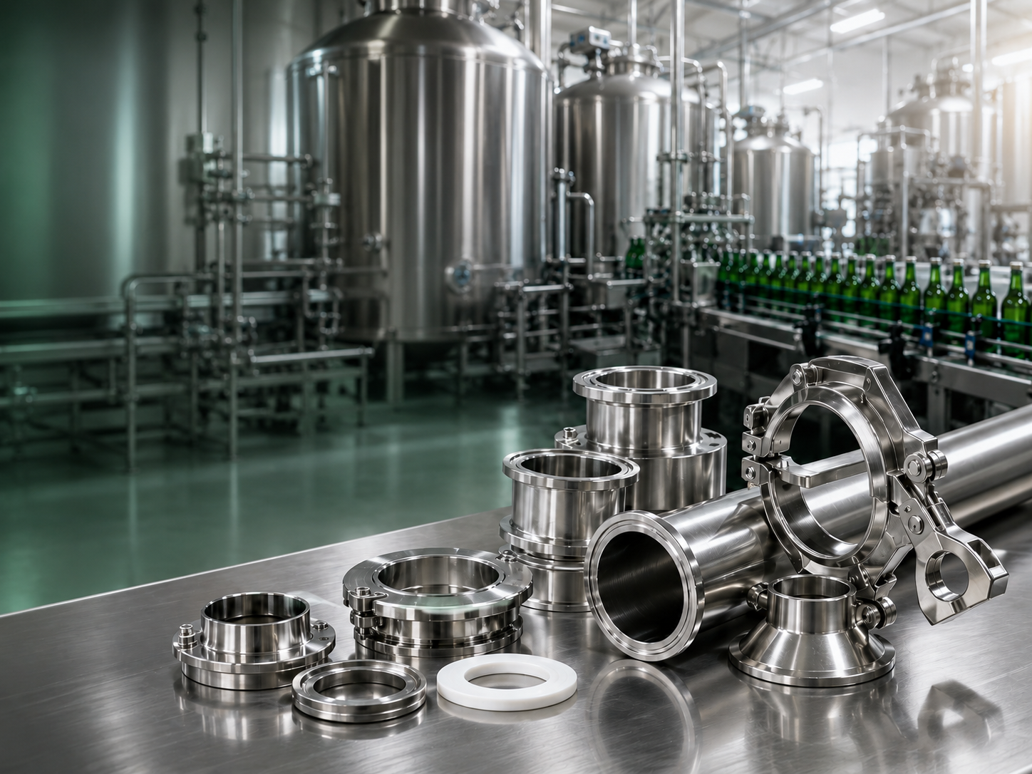 Food and beverage stainless steel applications